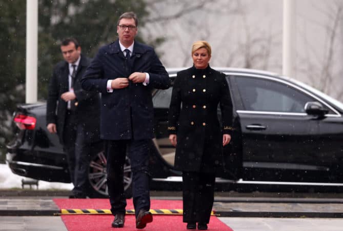 Aleksandar Vučić, Kolinda Grabar Kitarović