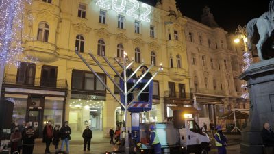 Židovski svijećnjak nije upaljen prvi put u povijesti ove godine na glavnom zagrebačkom trgu